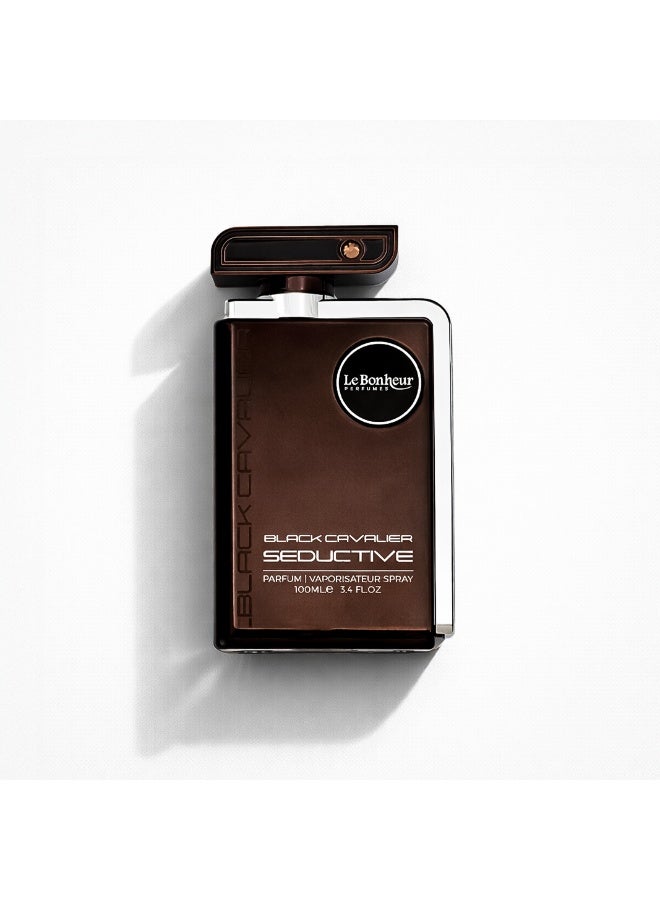 Le Bonheur Perfumes Black Cavalier Seductive Unisex Perfume 100 ml Luxury Tobacco Vanilla Amber Patchouli Bergamot Lavender Long Lasting Eau de Parfum Premium Oriental Woody Fragrance Gift for Men and Women - Image 2